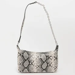 Retro Snakeskin Shoulder Bag