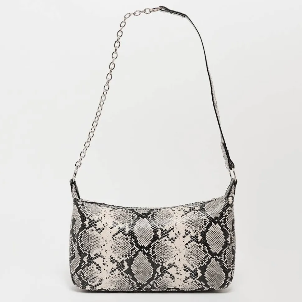 Retro Snakeskin Shoulder Bag