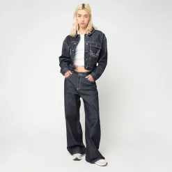 Rinsed Cropped Denim Jacket