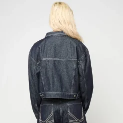 Rinsed Cropped Denim Jacket