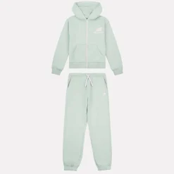 Set Stacked Logo French Terry Zip Hoodie and Jogger