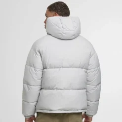 Shiny Puffer Jacket With Hood