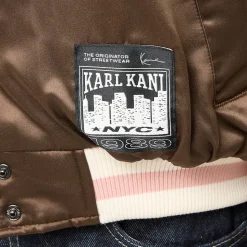 Signature Bowling Jacket Brown