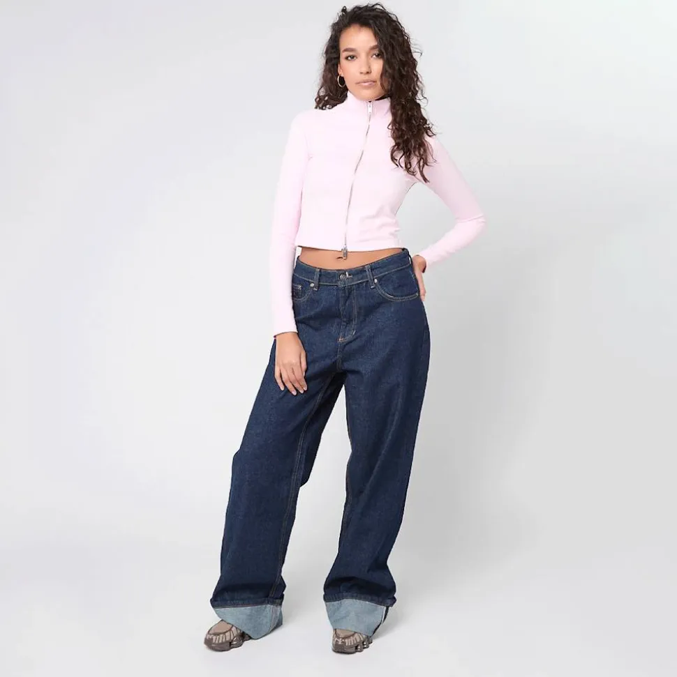 Signature Rinsed Straight Leg Denim Pants
