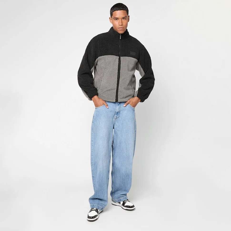 Signature Rubber Patch Teddy Zip Jacket