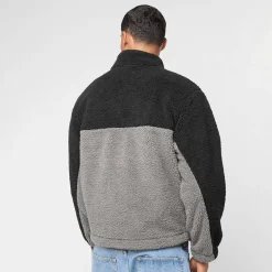Signature Rubber Patch Teddy Zip Jacket