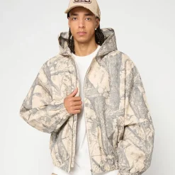 Signature Wood Camo Oversized Work Jacket