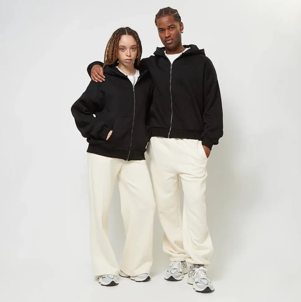 Small Logo Essential Oversized Zip Hoodie