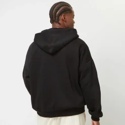 Small Logo Essential Oversized Zip Hoodie