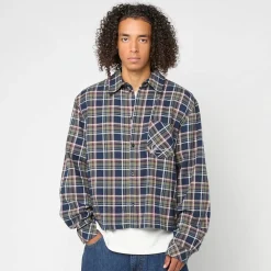 Small Signature Cropped Check Shirt