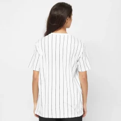 Small Signature Essential Pinstripe Oversized Tee