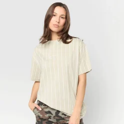 Small Signature Essential Pinstripe OS Tee
