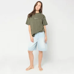 Small Signature Essential Pinstripe OS Tee