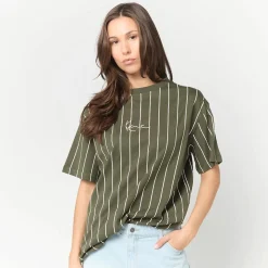 Small Signature Essential Pinstripe OS Tee
