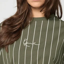 Small Signature Essential Pinstripe OS Tee