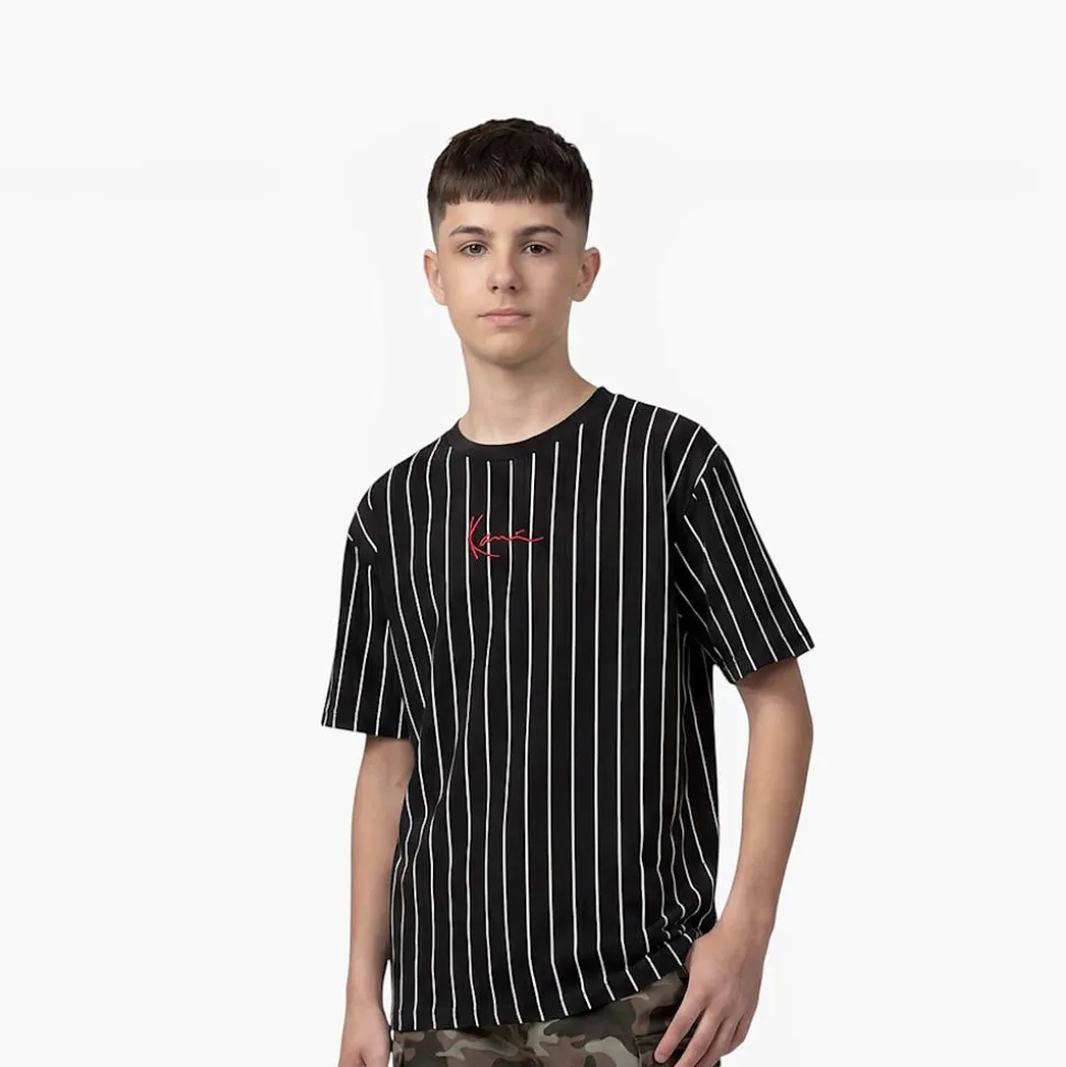 Small Signature Essential Pinstripe Tee Junior