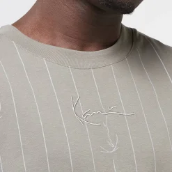 Small Signature Logo Pinstripe