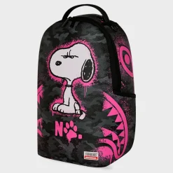 Snoopy Pink Stencil Backpack