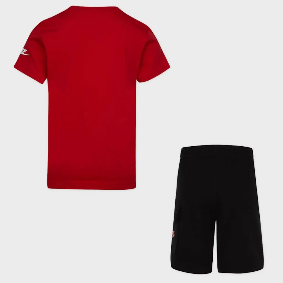 Sportswear High Brand Read Cargo Shorts Set (2 Piece)