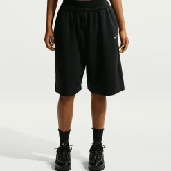 Sportswear Oversized Mid-Rise French Terry Bermuda Shorts
