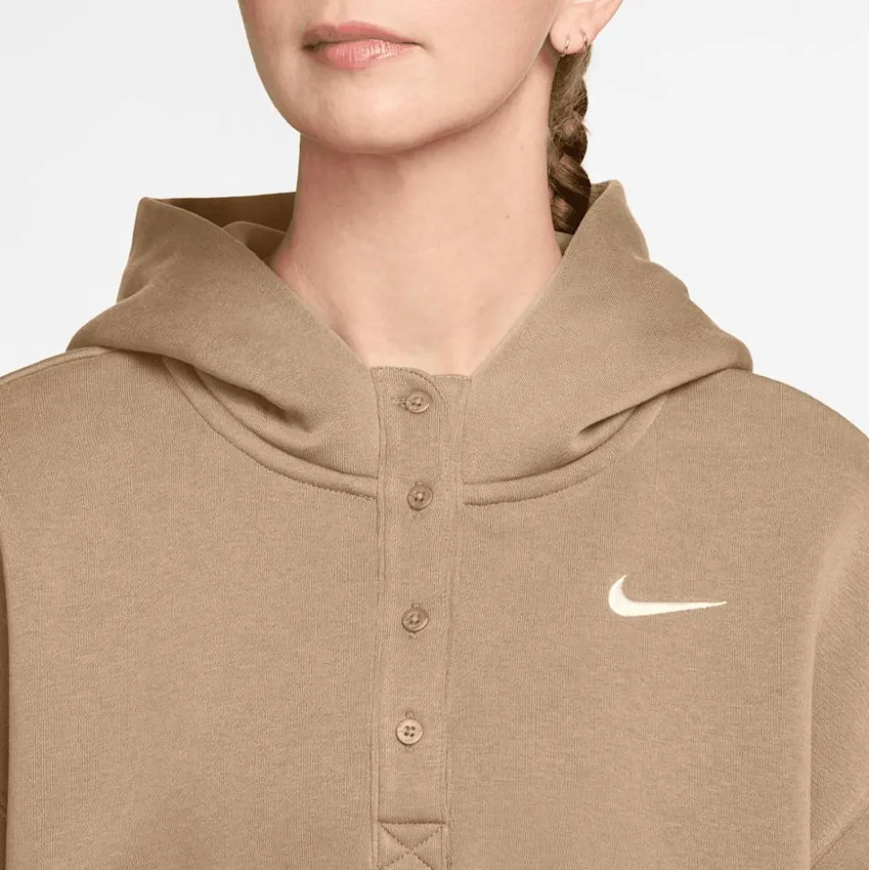 Sportswear Phoenix Fleece Oversized Crop Hoodie