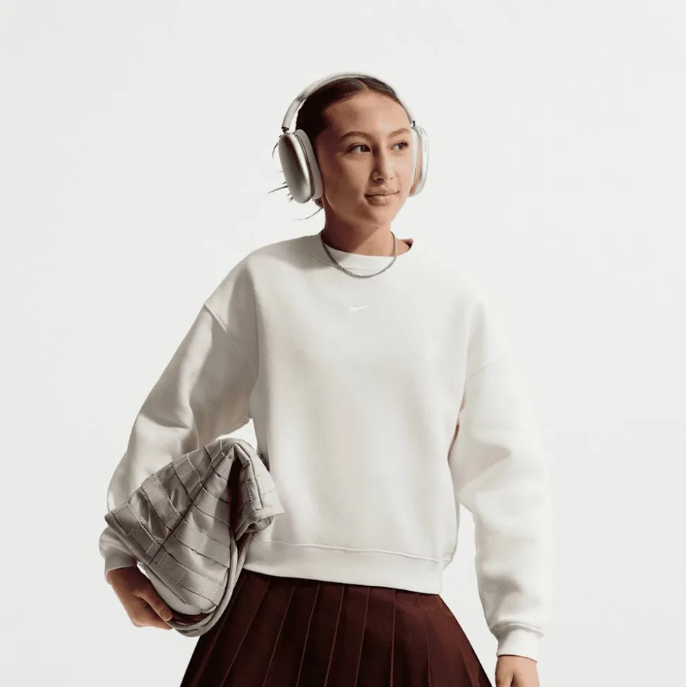 Sportswear Studio Boxy Fleece Crew-Neck