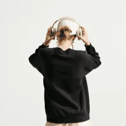 Sportswear Studio Fleece Oversized Crew All-Over-Print