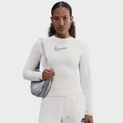 Sportswear Tight Cropped Long-Sleeve T-Shirt
