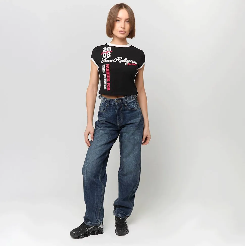 Sporty Cap Sleeves Ringer Baby Tee