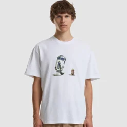 Star Wars Mandalorian R2D2 Grogu Loose Tee