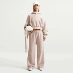 Studio Fleece Medium Weight Mid-Rise Wide Leg