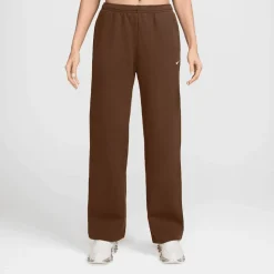 Studio Fleece Mid-Rise Open-Hem Pants