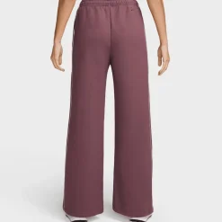 Studio Fleece Mid-Rise Wide-Leg Scallop Pants