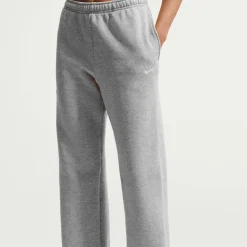 Studio Fleece Mid-Waist Open-Hem Pant