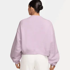 Studio Fleece Oversized Cropped Crew
