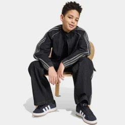 Superstar Loose Denim Track Top