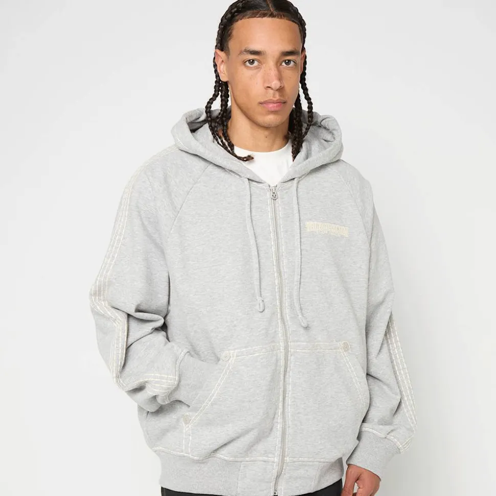 Taped Super T Cinched Zip Up
