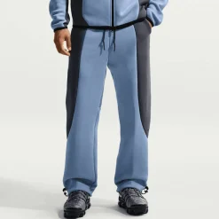 Tech Color-Block Open-Hem Fleece Pants