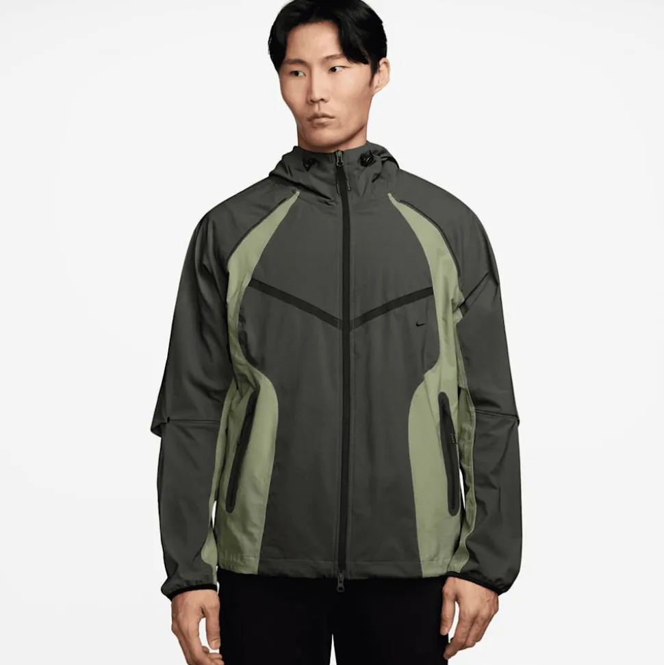 Tech Dri-FIT Woven Color-Block Windrunner Loose Jacket