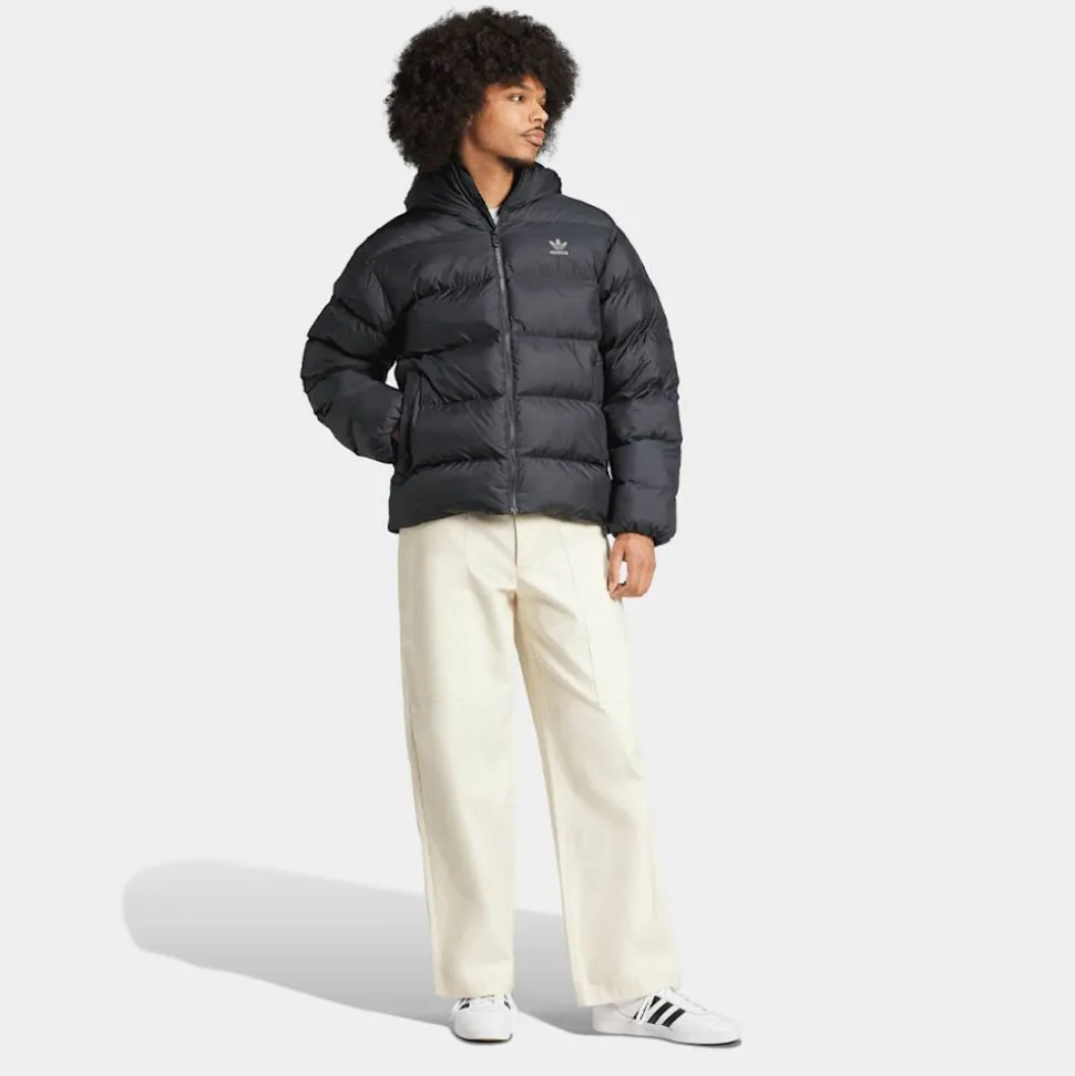 Trefoil gefütterte Winterjacke