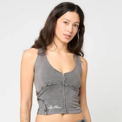 Washed Sweat Vest
