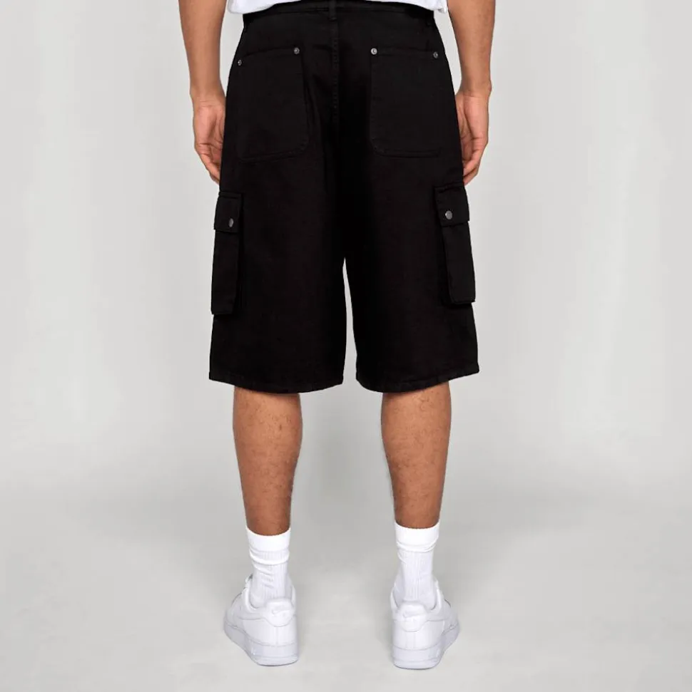 Washed Workwear Cargo Shorts