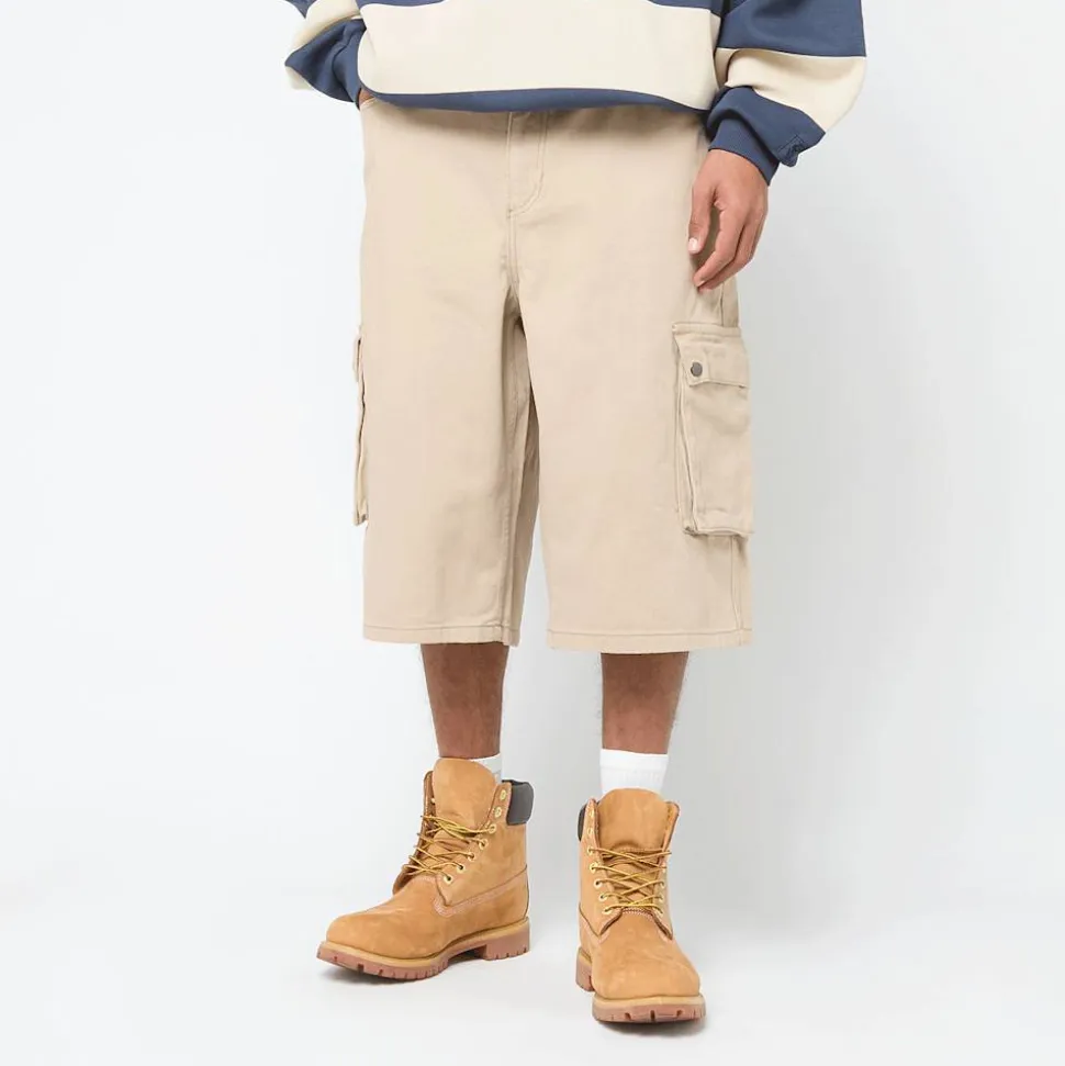 Washed Workwear Cargo Shorts
