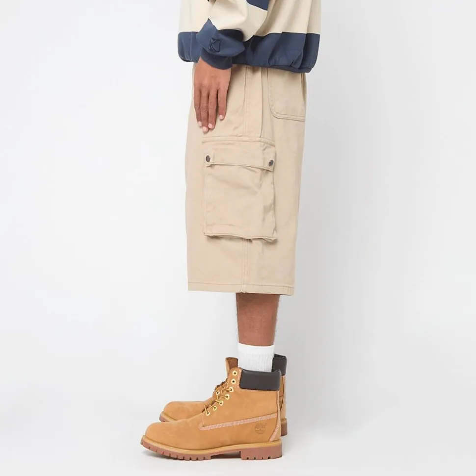 Washed Workwear Cargo Shorts