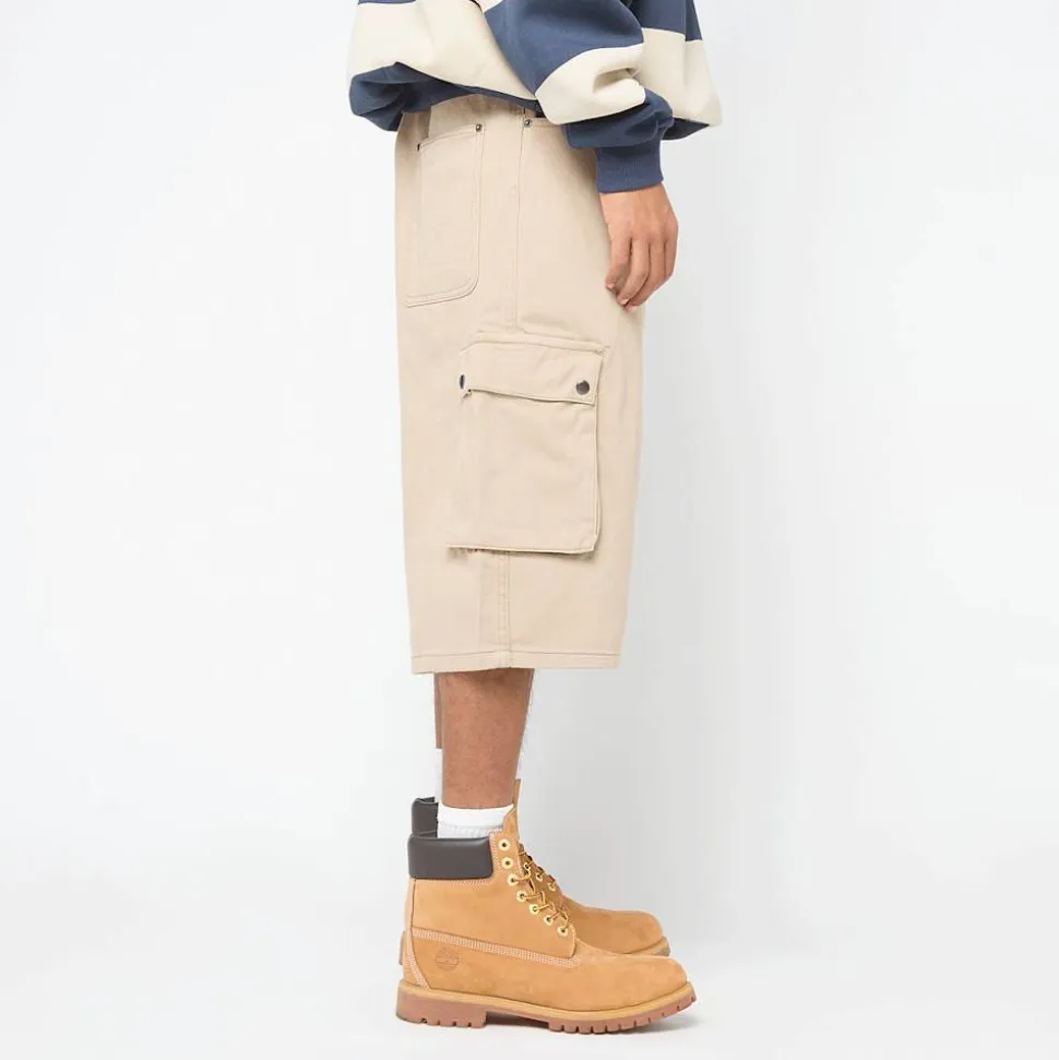 Washed Workwear Cargo Shorts