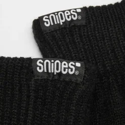 Woven Basic Logo Knitted Gloves