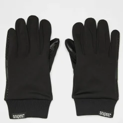Woven Flag Label Basic Logo Tech Fleece Gloves