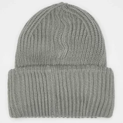 Woven Logo Knit Beanie
