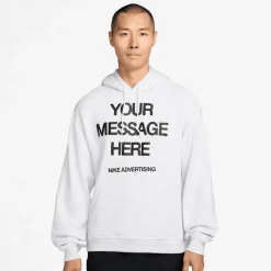 Your Message Here Graphic Fleece Hoodie